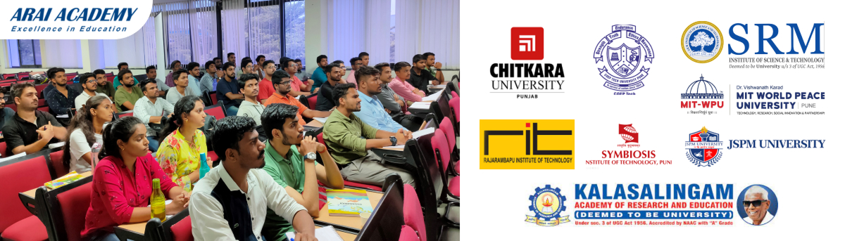 A lecture at ARAI Academy