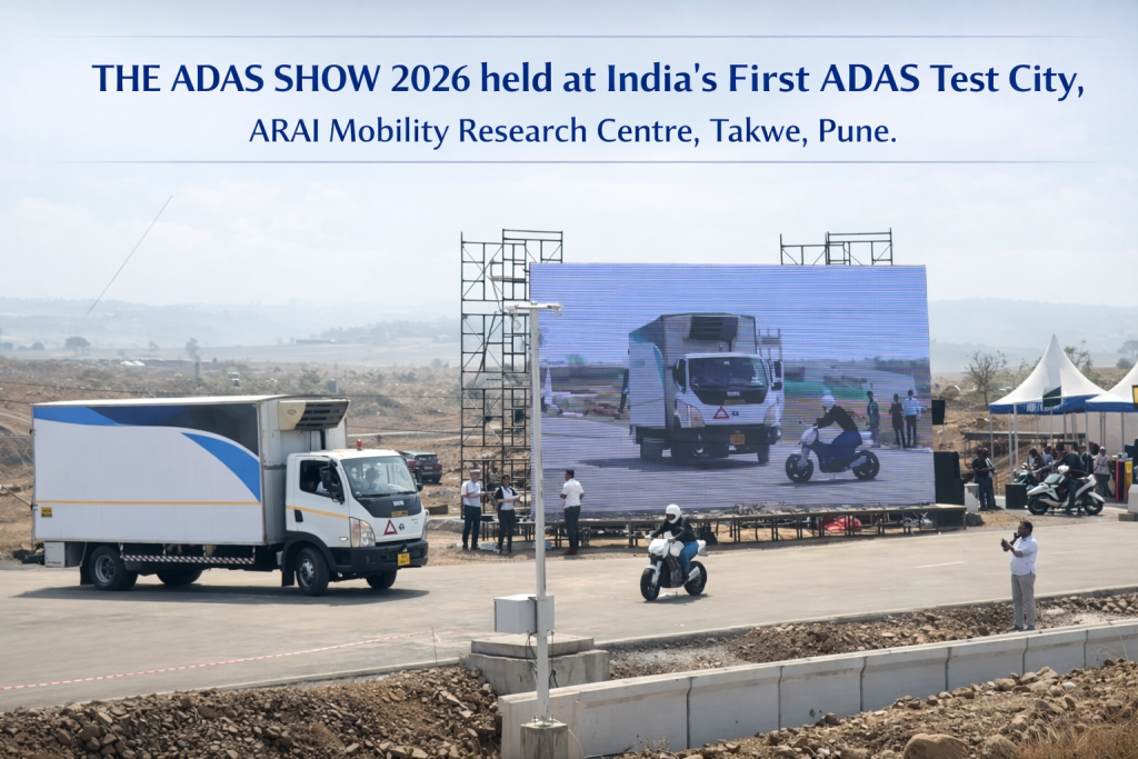 Image for THE ADAS SHOW 2026 held at India’s First ADAS Test City, ARAI Mobility Research Centre, Takwe, Pune.