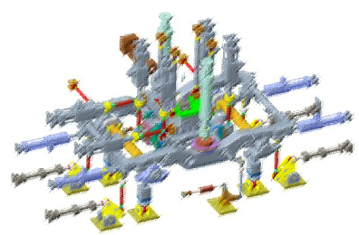 Railway Metro Bogie Frame