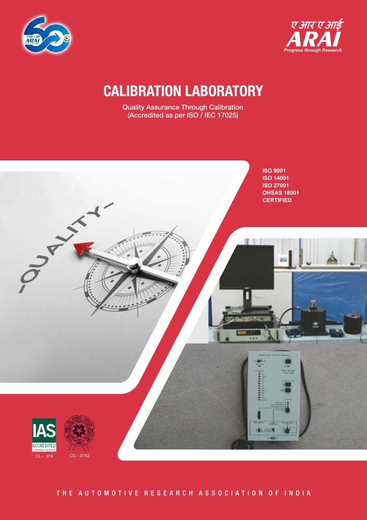 Cover for CALIBRATION LABORATORY